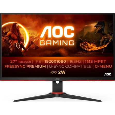 27" AOC Agon 27G2SPAE IPS monitor (27G2SPAE/BK)