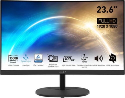 24" MSI PRO MP2412C ívelt Business monitor