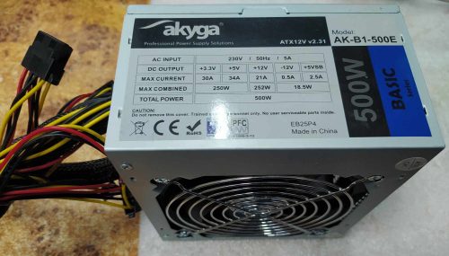 Akyga Basic 500W tápegység (használt)