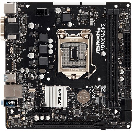 Asrock H310CM-DVS desktop alaplap microATX