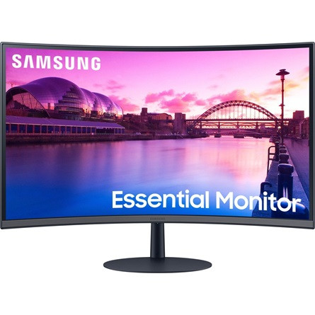 27" Samsung Essential S3 S36C ívelt LED montor (LS27C360EAUXEN)