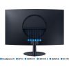 27" Samsung Essential S3 S36C ívelt LED montor (LS27C360EAUXEN)