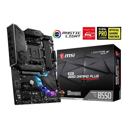 MSI MPG B550 GAMING PLUS desktop alaplap ATX