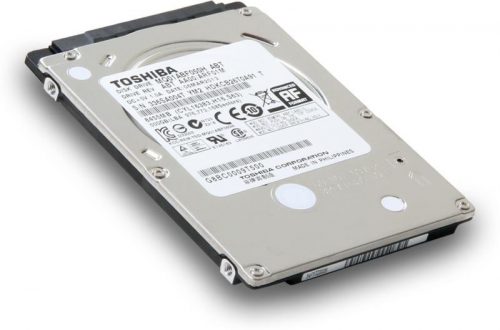 500GB Toshiba 2.5 5400rpm 8MB SATA2 notebook merevlemez (használt)