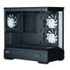 Zalman P30 Tempered Glass Black számítógépház