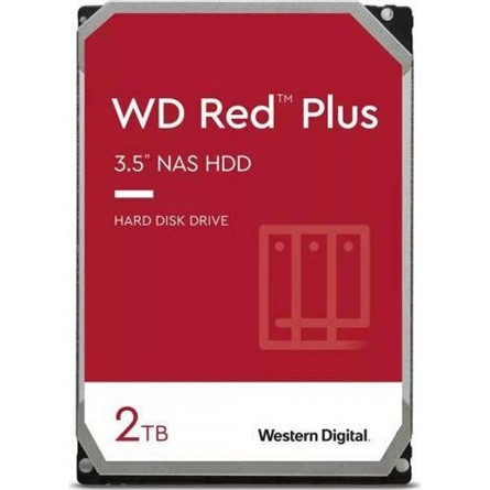 2TB Western Digital Red Plus SATA3 HDD (WD20EFPX)